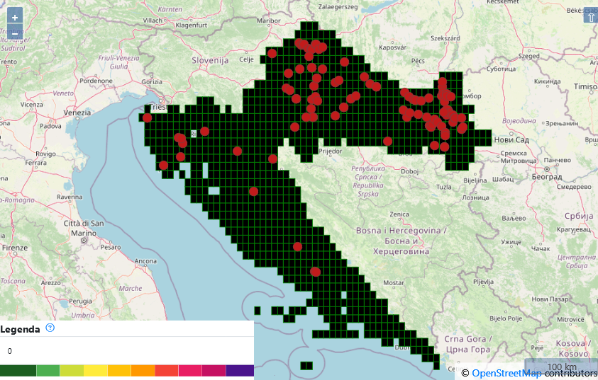 Slika na kojoj se prikazuje karta